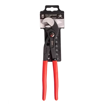Ключ переставной гаечный КВТ «Попугай» 250 мм с кнопочной самофиксацией (101545) купить в Когалыме