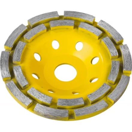 Чашка STAYER "PROFESSIONAL" алмазная сегментная двухрядная, высота 22,2мм, 125мм 33381-125 купить в Когалыме