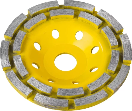 Чашка STAYER "PROFESSIONAL" алмазная сегментная двухрядная, высота 22,2мм, 125мм 33381-125 купить в Когалыме