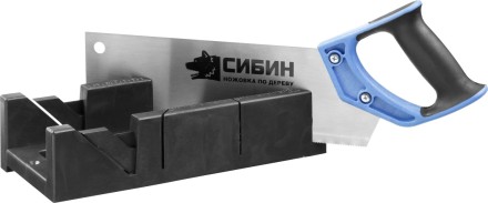 Ножовка СИБИН с двухкомпонентной рукояткой, стусло для заготовок 100х50мм, 300мм 15385-35 купить в Когалыме