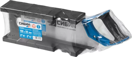 Ножовка СИБИН с двухкомпонентной рукояткой, стусло для заготовок 100х50мм, 300мм 15385-35 купить в Когалыме