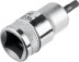 Торцовая бита-головка KRAFTOOL &quot;INDUSTRIE QUALITAT&quot;, материал S2, HEX, сатинированная, 1/2&quot;, H4 27908-04_z01 купить в Когалыме