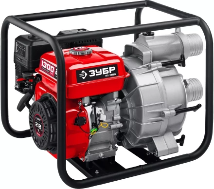 ЗУБР 1300 л/мин, мотопомпа бензиновая для грязной воды (МПГ-1300) купить в Когалыме