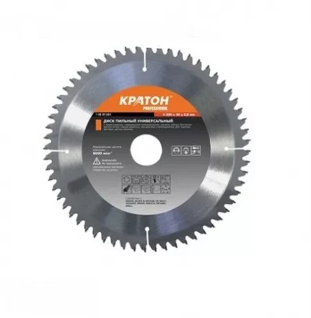 Диск пильный по дереву Кратон PROFESSIONAL O500x50 х 3,8 мм 80Т 1 06 03 025 купить в Когалыме