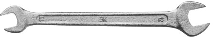 Ключ рожковый гаечный ЗУБР &quot;СТАНДАРТ&quot;, оцинкованный, 10х12мм 27115-10-12 купить в Когалыме