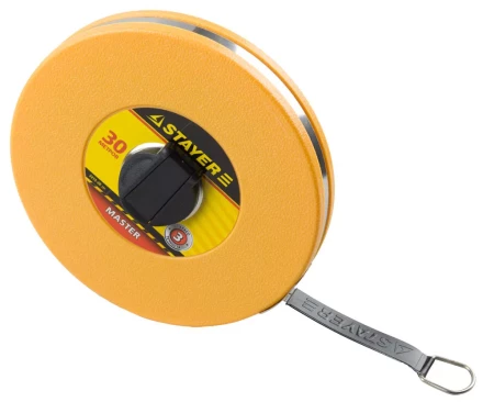 Мерная лента STAYER "MASTER" F-30, фиберглассовое двустороннее полотно, 30м 3415-30_z01 купить в Когалыме
