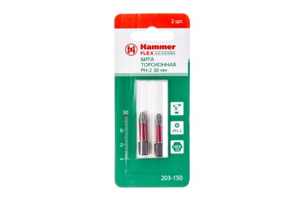 Бита HAMMER PH2 30мм (2шт.) купить в Когалыме