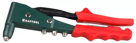 Заклепочник с функц. удержание заклёпки, KRAFTOOL "FX-9" 31177, d=2,4-4,8 мм из нерж стали Al, стали, литой корпус, кован рукоятка 31177 купить в Когалыме