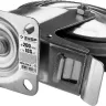 ЗУБР d 200 мм, г/п 185 кг, игольчатый подшипник, резина/металл, поворотное колесо c тормозом, Профессионал (30936-200-B) купить в Когалыме