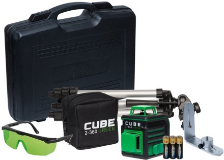 Нивелир лазерный ADA Cube 2-360 Home Green Ultimate Edition купить в Когалыме