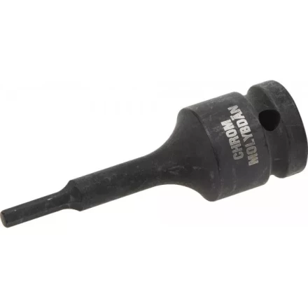 Торцовая головка KRAFTOOL "INDUSTRIE QUALITAT" ударная (1/2"), HEX, Cr-Mo, фосфатированная, H4 27950-04 купить в Когалыме