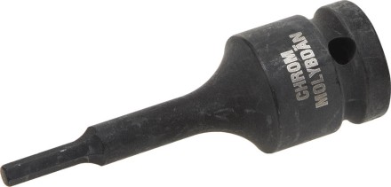 Торцовая головка KRAFTOOL &quot;INDUSTRIE QUALITAT&quot; ударная (1/2&quot;), HEX, Cr-Mo, фосфатированная, H4 27950-04 купить в Когалыме