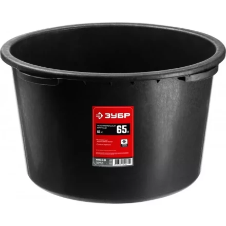 Кадка ЗУБР "ЭКСПЕРТ" строительная пластмассовая, 60л 06095-65_z03 купить в Когалыме