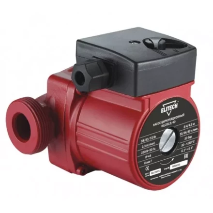 Насос циркуляционный для отопления НЦ 2513/4Э ELITECH купить в Когалыме