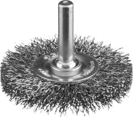 ЗУБР "ПРОФЕССИОНАЛ". Щетка дисковая для дрели, витая стальная проволока 0,3мм, 50мм 35198-050_z02 купить в Когалыме