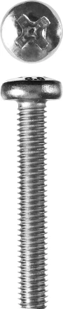 Винт ЗУБР "МАСТЕР" DIN 7985, класс прочности 4.8, оцинкованный, M6x40мм, 5кг 303150-06-040 купить в Когалыме