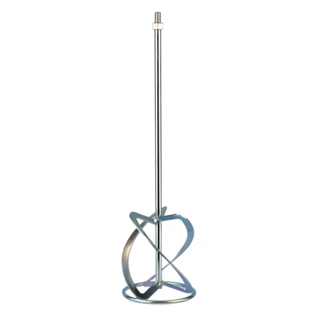 Насадка для миксера, для легких растворов Сибртех, 160 х 590 мм, оцинкованная, хвостовик резьба М14, 848997 купить в Когалыме