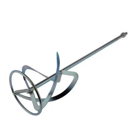 Насадка для миксера, для легких растворов Сибртех, 160 х 590 мм, оцинкованная, хвостовик резьба М14, 848997 купить в Когалыме