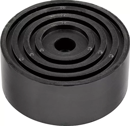 Резиновая опора для подкатного домкрата универсальная с увеличенной высотой 105x45 мм MATRIX Россия 50902 купить в Когалыме