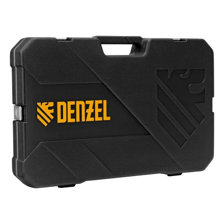 Набор инструментов, 1/2&quot;, 1/4&quot;, 3/8&quot;, CrV, S2, пластиковый кейс, 144 предмета// Denzel 15805 купить в Когалыме