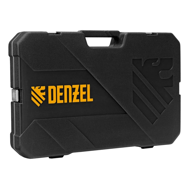 Набор инструментов, 1/2", 1/4", 3/8", CrV, S2, пластиковый кейс, 144 предмета// Denzel 15805 купить в Когалыме