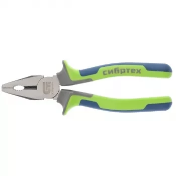 Плоскогубцы комбинированные 180 мм фосфатирование трехкомпонентные рукоятки СИБРТЕХ 17054 купить в Когалыме