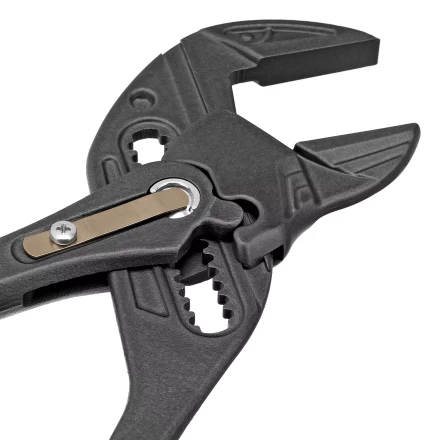 Клещи переставные Denzel 17910, кнопочный механизм, обливные рукоятки, сантехнические, 250 мм купить в Когалыме