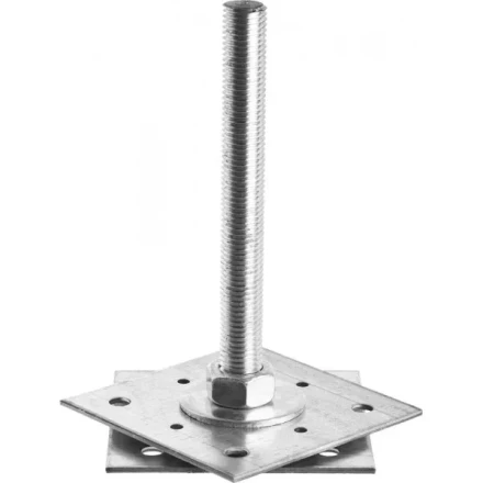 Анкер ЗУБР "МАСТЕР" регулируемый по высоте, 120х200х120мм, М20, 1шт 310265-120-20 купить в Когалыме