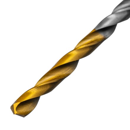 Сверло спиральное по металлу 3,5 x 70 мм, Р6М5, Golden Tip , 2шт. Denzel 718227 купить в Когалыме