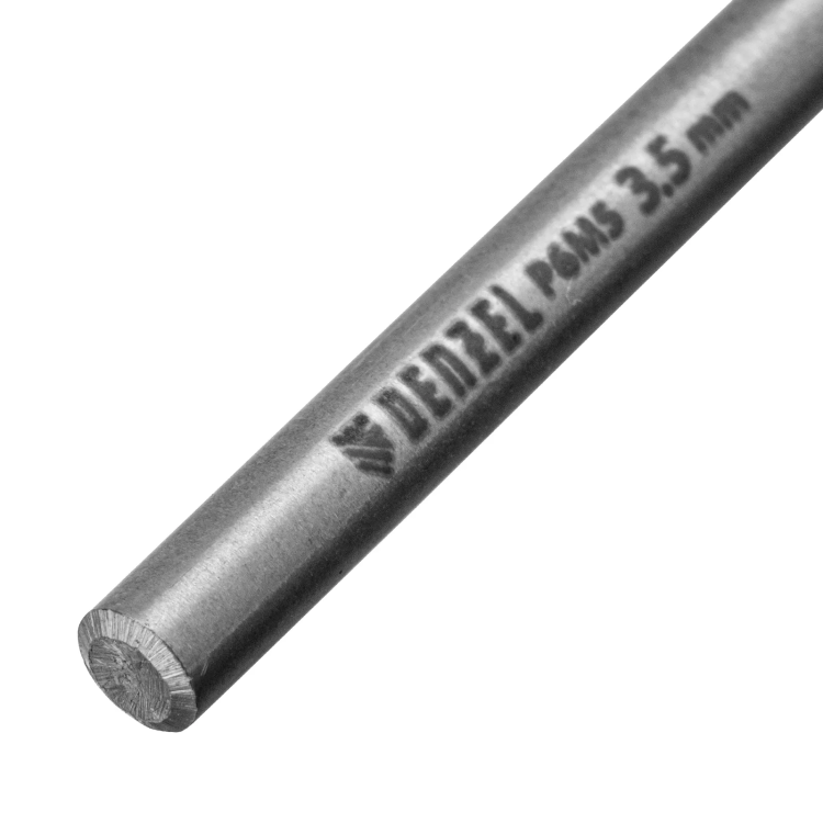 Сверло спиральное по металлу 3,5 x 70 мм, Р6М5, Golden Tip , 2шт. Denzel 718227 купить в Когалыме