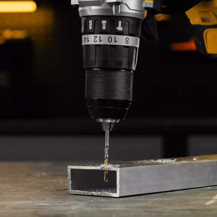 Сверло спиральное по металлу 3,5 x 70 мм, Р6М5, Golden Tip , 2шт. Denzel 718227 купить в Когалыме