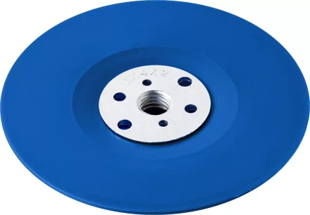 Тарелка опорная ЗУБР "ПРОФЕССИОНАЛ" пластиковая для УШМ под круг фибровый, М14, d=150мм 35775-150 купить в Когалыме