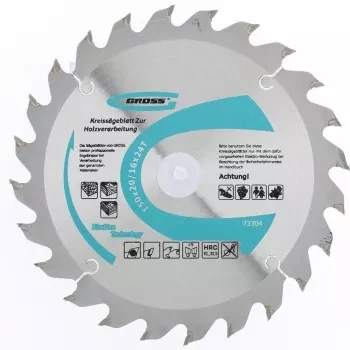 Пильный диск по дереву 165 x 20/16 x 24Т GROSS 73311