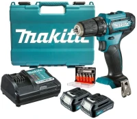 Дрель-шуруповерт Makita DF333DYX14,12В,2х1,5Ач Li-ion