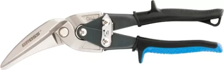 Ножницы по металлу"PIRANHA",270мм,прямой и правый проходной рез,сталь-СrMo, двухкомп.рук-ки GROSS 78333 купить в Когалыме