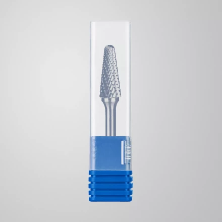 Зубр Твердосплавная борфреза L - конус с закругленным углом 28°, 12 х 28 мм, радиус 3.0 мм (28810-12-28) купить в Когалыме