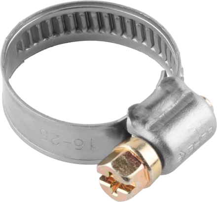 Хомуты нержавеющие с накатной лентой 9 мм коробка серия ПРОФЕССИОНАЛ купить в Когалыме