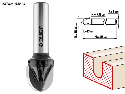 Фрезы пазовые галтельные для ламината серия ПРОФЕССИОНАЛ купить в Когалыме