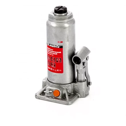 Домкрат гидравлический бутылочный 6 т в пластиковом кейсе Matrix 50777 купить в Когалыме