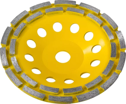 Чашка STAYER "PROFESSIONAL" алмазная сегментная двухрядная, высота 22,2мм, 180мм 33381-180 купить в Когалыме