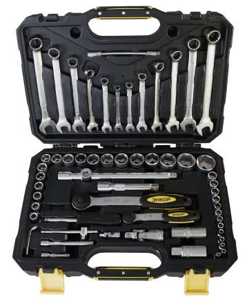 Набор инструмента 60 предметов пластиковый кейс 57056 купить в Когалыме