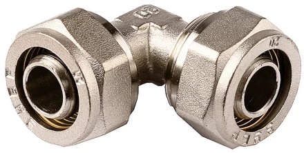 Уголок ЗУБР соединительный, цанга-цанга, 20х20х2,0, никель 51408-20 купить в Когалыме