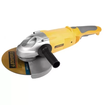 Машина STAYER углошлифовальная, дополнительная рукоятка, ключ, 230мм, 6000об/мин, 2100Вт SAG-230-2100 купить в Когалыме