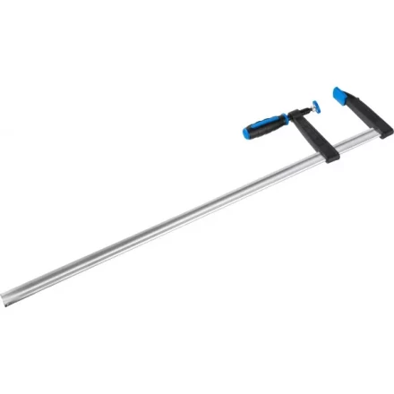 Струбцина ЗУБР "ПРОФЕССИОНАЛ", тип "F", двухкомпонентная ручка, стальная закаленная рейка, 120х800мм 32155-120-800 купить в Когалыме