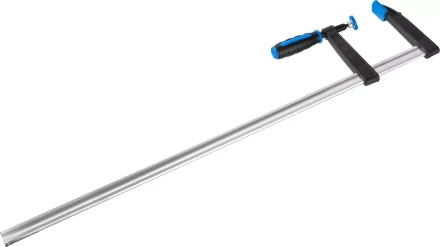 Струбцина ЗУБР "ПРОФЕССИОНАЛ", тип "F", двухкомпонентная ручка, стальная закаленная рейка, 120х800мм 32155-120-800 купить в Когалыме