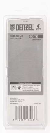 Бита T20x100 мм, 5 шт. Denzel 7711330 купить в Когалыме