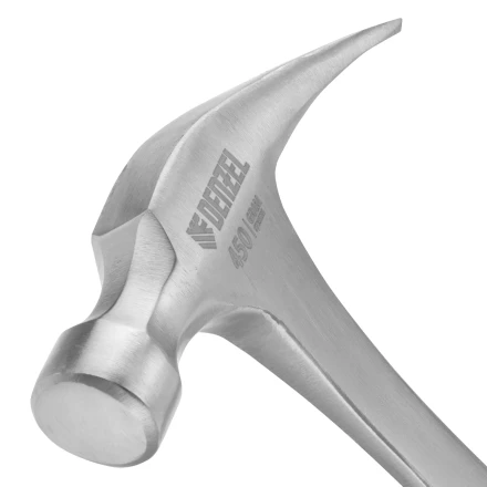 Молоток-гвоздодер 450 г Denzel, цельнометаллический, двухкомпонентная рукоятка, 10423 купить в Когалыме