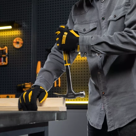 Молоток-гвоздодер 450 г Denzel, цельнометаллический, двухкомпонентная рукоятка, 10423 купить в Когалыме