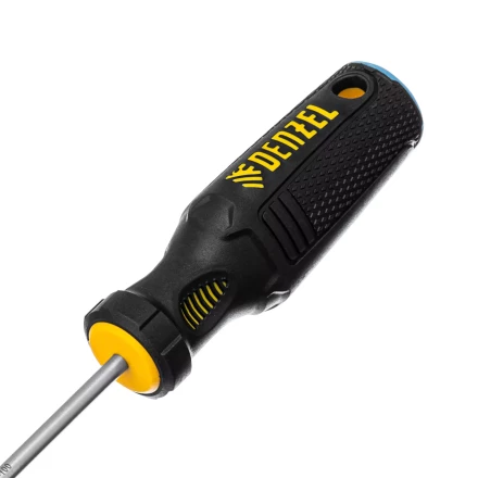 Отвертка, SL4х100 мм, S2, 3к рукоятка Denzel 121927 купить в Когалыме