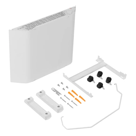 Конвектор электрический Denzel XCE-1000, 230 В, 1000 Вт, X-образный нагреватель белый 98130 купить в Когалыме